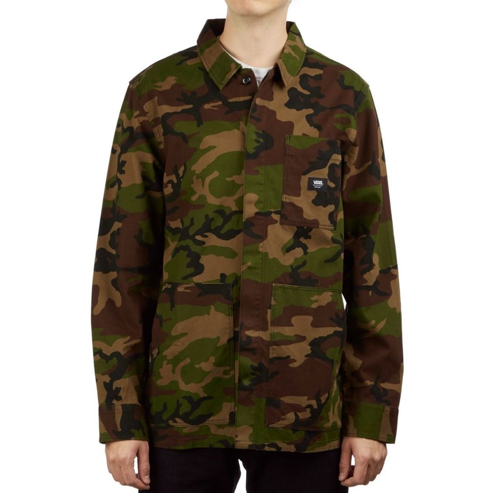 NWT Vans Fullerton Mens Camouflage Military Jacket